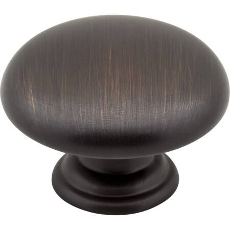 Elements 1-3/16" Diameter Brushed Oil Rubbed Bronze Gatsby Cabinet Mushroom Knob 3950-DBAC